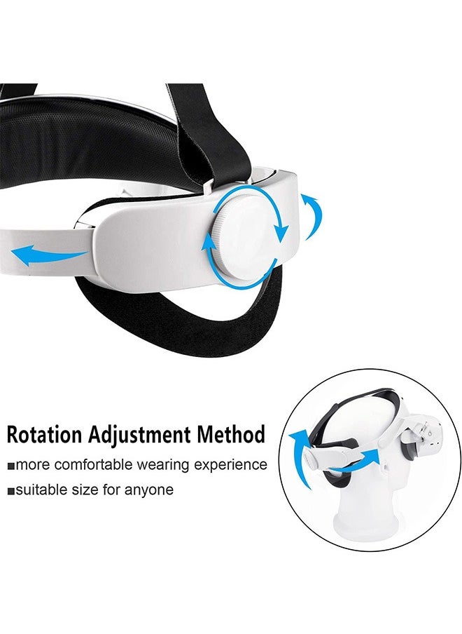 LENND Oculus Quest 2 Halo Strap and Silicone Face Cover - Adjustable Replacement for Quest 2 Elite Strap - Relieved Face ​Pressure Comfortable Touch - Oculus Quest 2 VR Accessories Head Strap  - Image 5