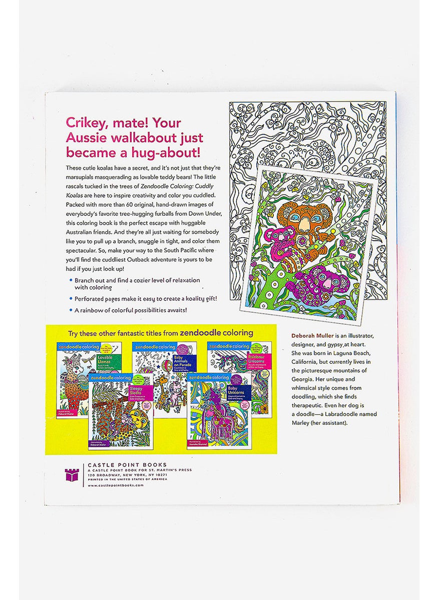 Deborah Muller - Cuddly Koalas Coloring Book, Brown Combo - Image 1