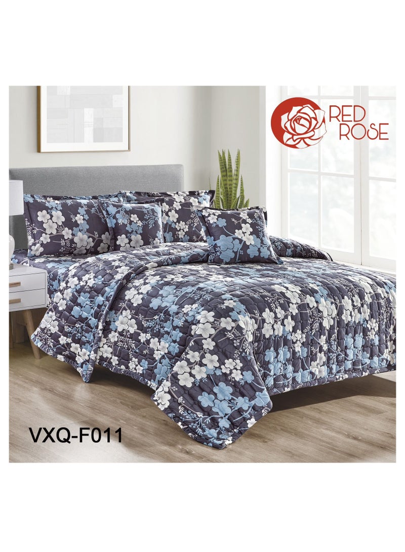 Double winter floral velvet compressed mattress