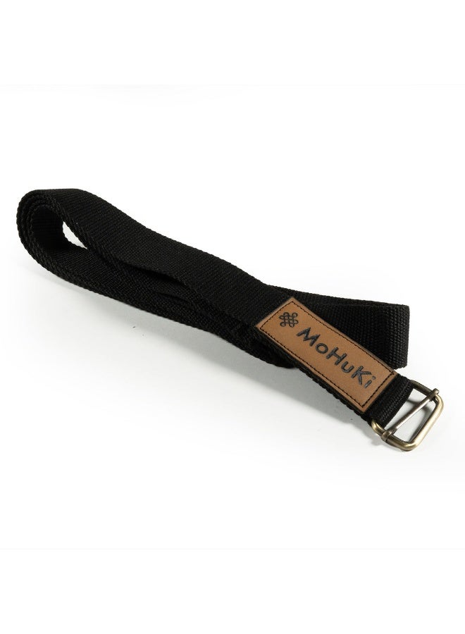 Mohuki Yoga Strap - Polyester - Black - Image 1