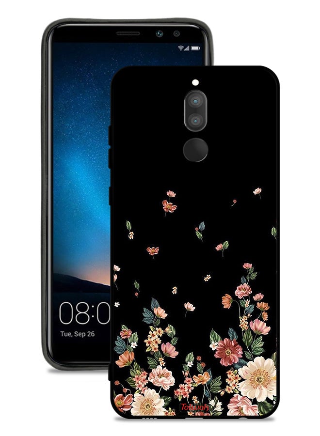 Tolwak Huawei Mate 10 Lite Protective Case Cover Small Flowers In Bottom - Image 1