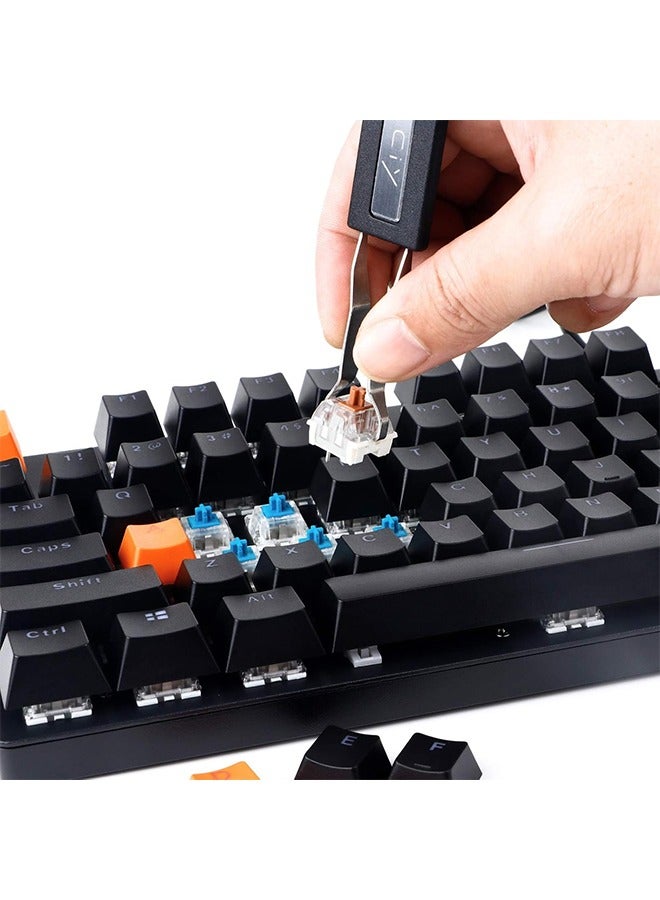 HY Metal Key Puller Switches Remover Tool Electronic Accessories Comfortable for Mechanical Keyboard Keycaps Puller Replacement 2 in 1 Key Switch Drop Ship  - Image 5