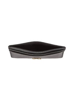 TOMMY HILFIGER Women's TH Monogram Credit Card Holder - Faux Leather, Black  - Image 3