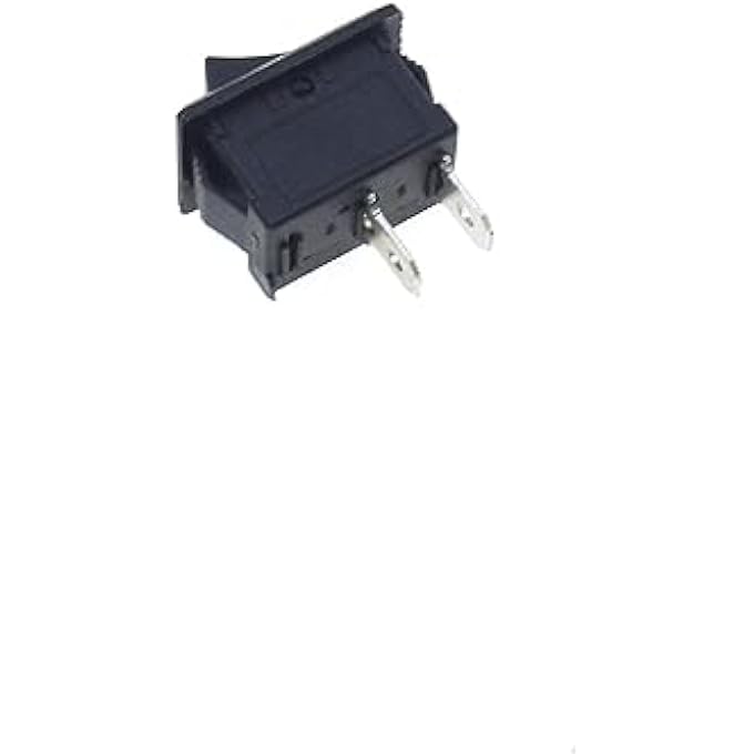Senzooe 30Pcs 15X21Mm Ac 6A 250V 10A 125V 2 Solder Lug Spst On Off Mini Boat Rocker Switch Car Auto Boat Round Rocker 2 Pin Toggle Spst Switch Snap - Image 3