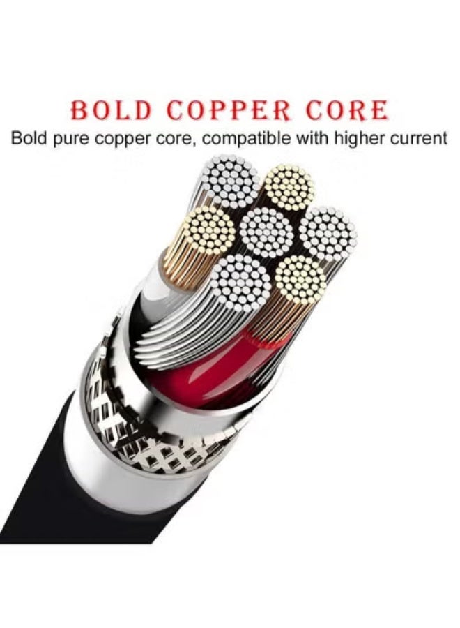 fantasize Universal 5V DC Power Cable, USB to DC 5.5x2.1mm Charging Cord with 8 Interchangeable Tips, 5.5x2.5 4.8x1.7 4.0x1.7 3.5x1.35 2.5x0.7 Micro USB Type-C, Multi-Device Charger for Electronics - Image 5
