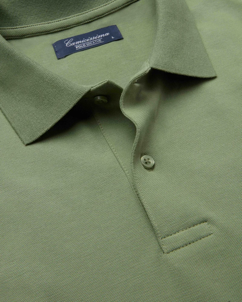 كاميتشسما Polo Breathe Military Green