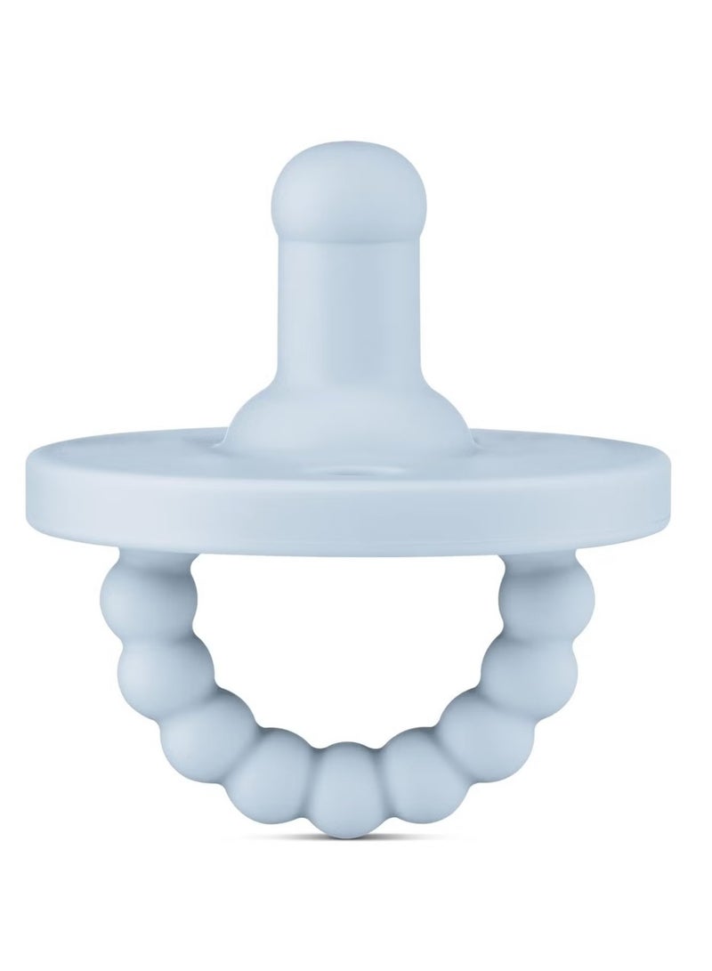 Pacifier Silicone Baby 0-6 Months Stage 2 Sky blue - Image 1