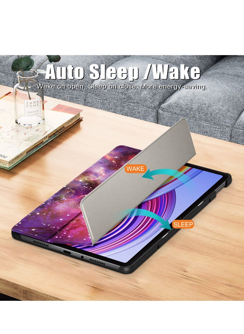 Case For Xiaomi Redmi Pad SE Pro 12.1 Multi-Viewing Angles All New PU Leather Smart Cover with Auto Sleep Wake Feature Slim Flip Shell Case for Redmi SE Pro 12.1 (Milky Way)