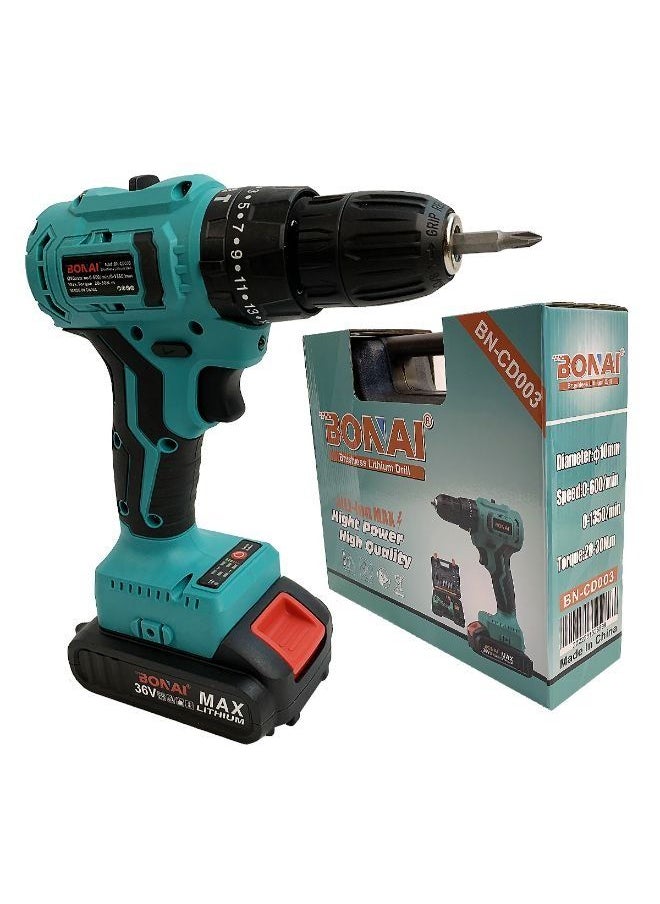 36V Power Hand Tools Drill Kit with 2 pcs Battery Variable Speed Electric Power Drill Impact Drill Power Tool Combo Kit - pzsku/Z666D440CF6095CAA2986Z/45/_/1648051501/eab5c02d-d294-4e39-a921-0f4b5f4274e7