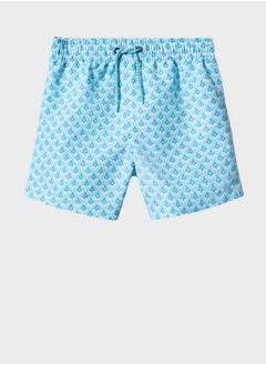 Kids Printed Swimming Trunks