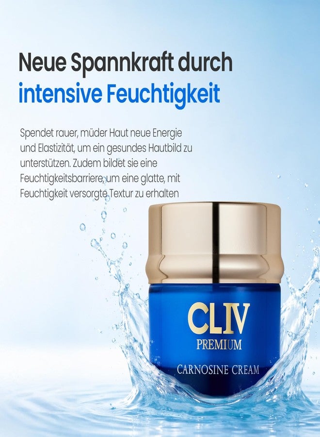 CLIV Carnosine Cream – Korean Skincare Moisturizer with Carnosine, Retinol & Peptides – Smoothing & Hydrating Face Cream for Skin Texture & Elastic Feel – 1.69 fl oz (50ml - Image 3