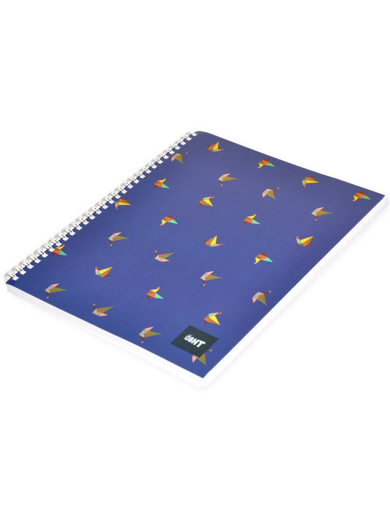 FIS LIGHT Pack of 10  Spiral Soft Cover Notebook, Single Line , 10X8 Inches (25.4 X 20.32 Cm) 100 Sheets -LINB1081609S - Image 4