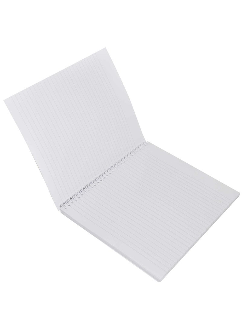 FIS LIGHT Pack of 10  Spiral Soft Cover Notebook, Single Line , 10X8 Inches (25.4 X 20.32 Cm) 100 Sheets -LINB1081609S - Image 2