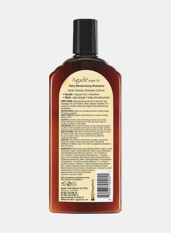 Agadir Daily Moisturiser Shampoo, 366 ml - Image 2