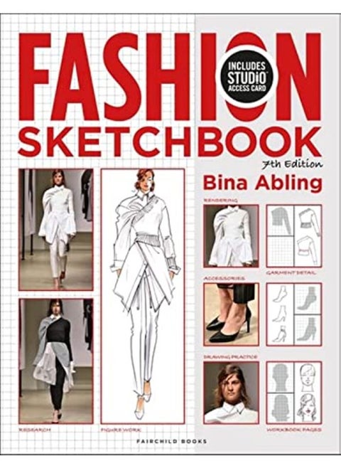 Fashion Sketchbook: Bundle Book + Studio Access Card