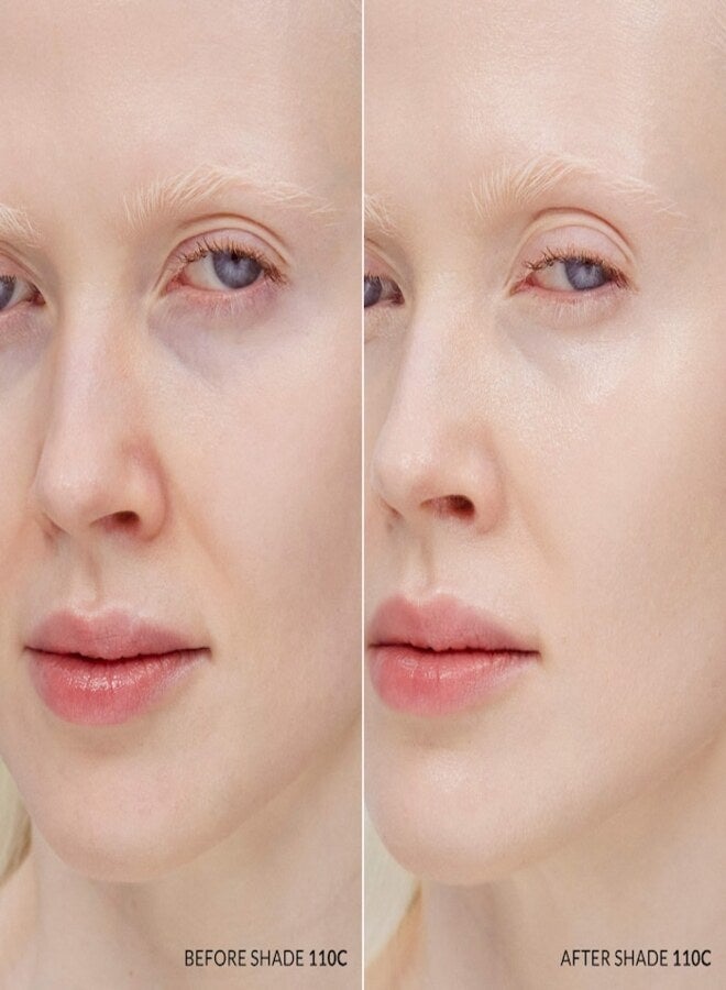 ريفي كريم أساس مرطب للبشرة من ريفي مع حمض الهيالورونيك 110C - للبشرة الفاتحة ذات الدرجات اللونية الباردة | كريم مرطب خفيف الوزن للبشرة 30 مل / 1 أونصة - Image 3