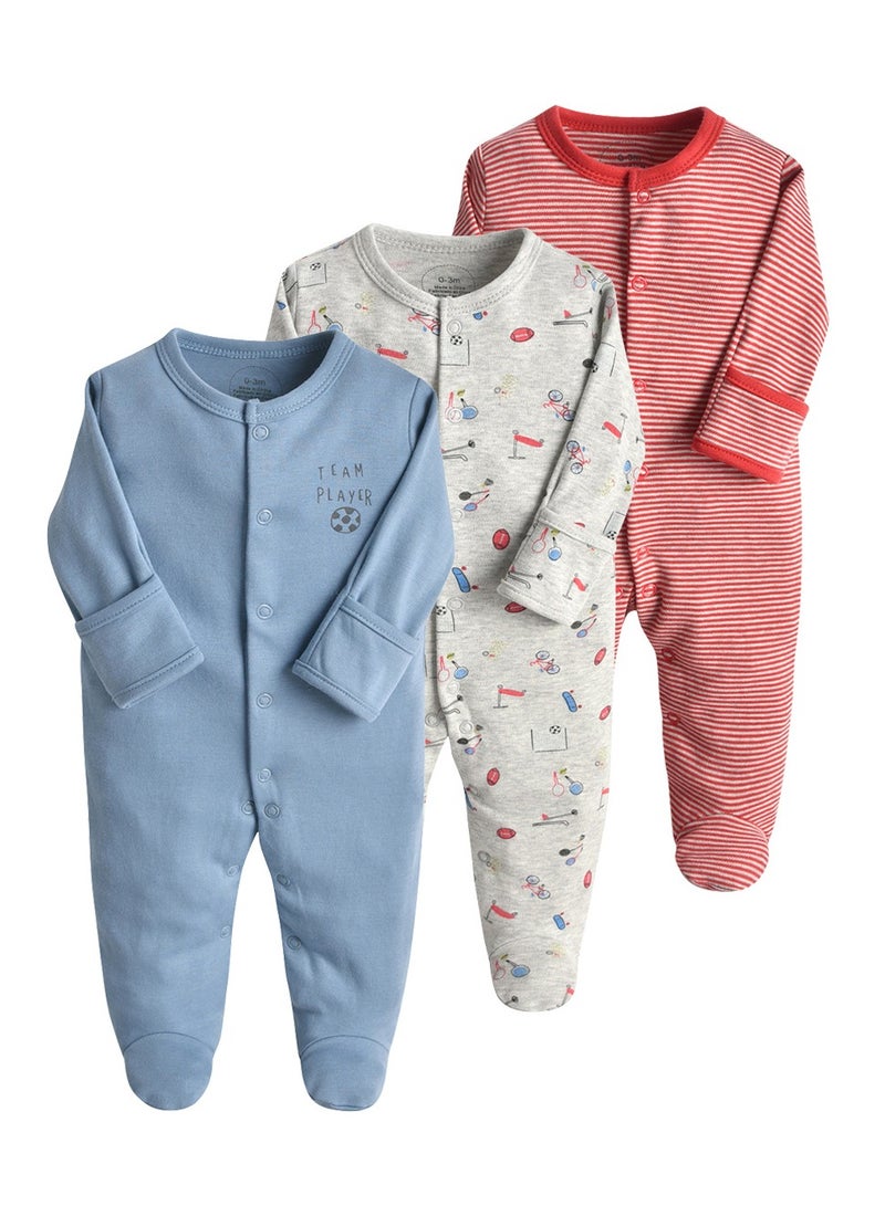 طقم بذلة أطفال جديدة مكونة من ثلاث قطع - Image 1