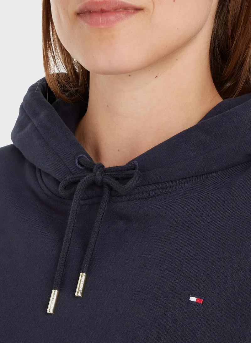 TOMMY HILFIGER Pocket Detail Knitted Hoodie
