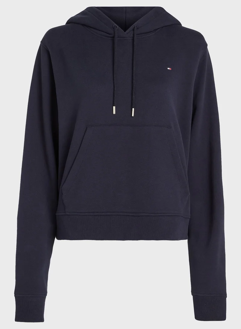 TOMMY HILFIGER Pocket Detail Knitted Hoodie