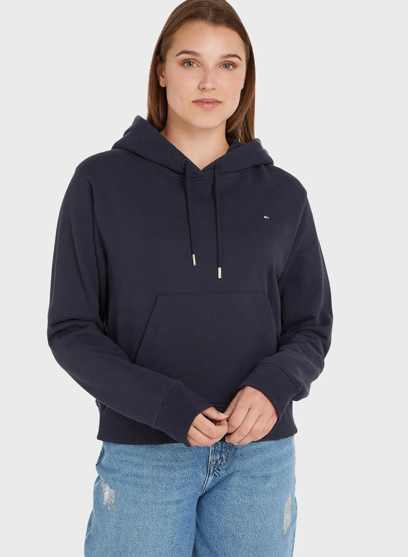 TOMMY HILFIGER Pocket Detail Knitted Hoodie