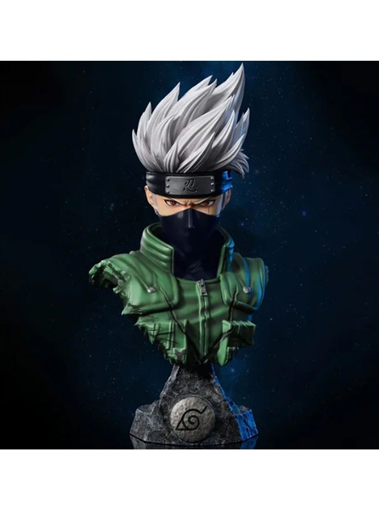 Naruto desktop decoration Hatake Kakashi character model collection Decoration toys gifts for family and friends  Height: 16 cm