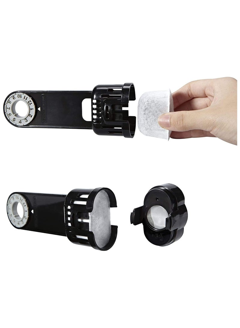 SOLARAE 6 Pack Replacement Charcoal Water Filter Cartridges with Starter Kit Combo for Single Brewing System and Some Models of Breville - Image 4