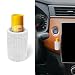 xbrtaia Upright Car Chapstick Holder Bling Insulating Lip Balm HolderRhinestone Car Accessories for Women Interior Suitable for Most Vehicles White - Image 2