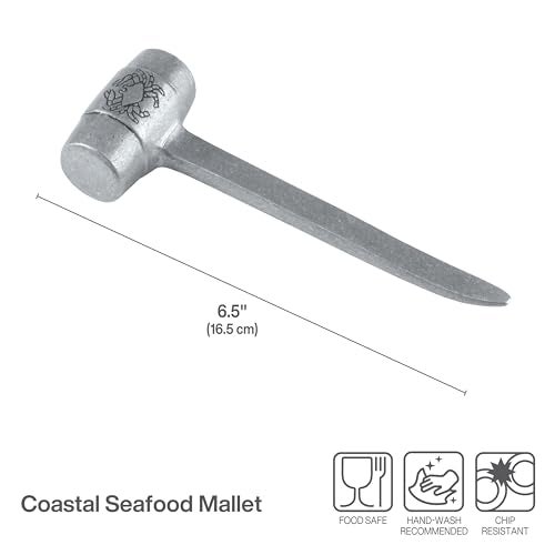 Wilton Armetale Seafood Mallet,Silver 6.5-Inch - Image 2