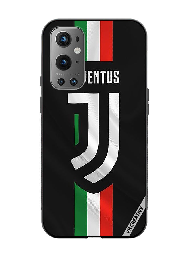VR CREATIVE Protective Case Cover For OnePlus 9 Pro Juventus Logo Design Multicolour - Image 1