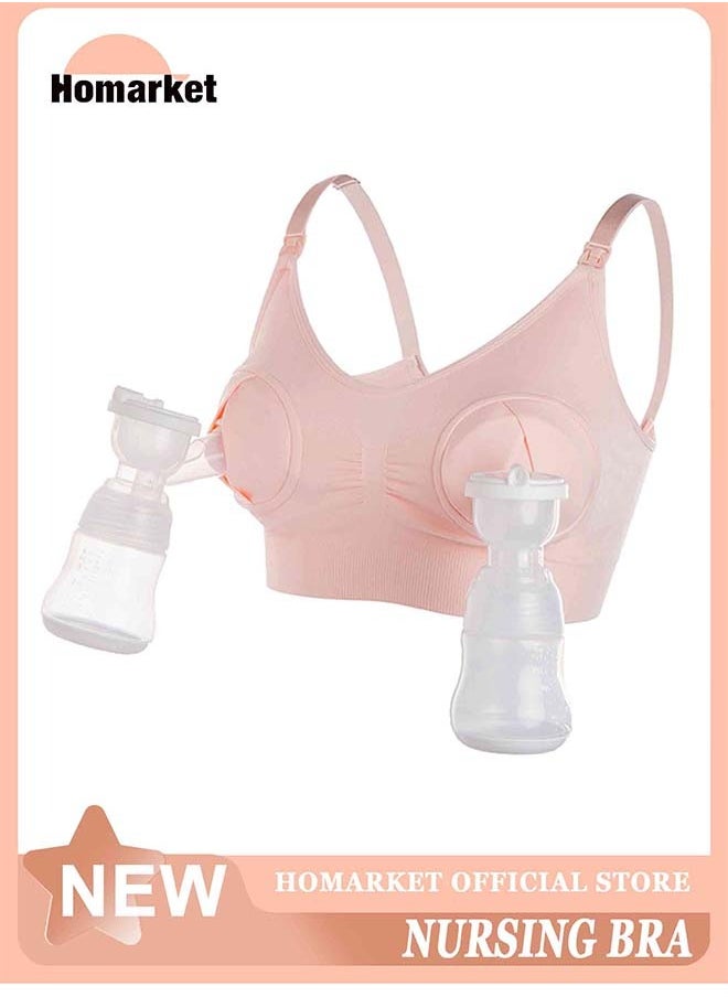 Hands Free Pumping Bra, Adjustable Breast-Pump Holding and Nursing Bra,Pink(XL) - pzsku/Z666E10F5765BDEB4D53FZ/45/_/1709534353/17508585-c070-4104-8ba8-9f4f414280f4