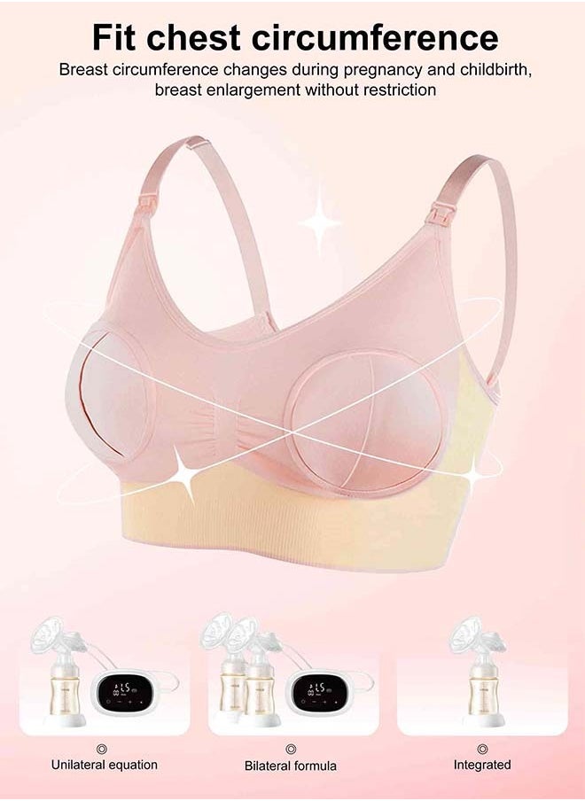 Hands Free Pumping Bra, Adjustable Breast-Pump Holding and Nursing Bra,Pink(XL) - pzsku/Z666E10F5765BDEB4D53FZ/45/_/1709534363/6172f8c6-f6cb-4e53-a7fd-354d0e83d017