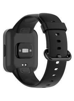 Generic Straps Compatible with Redmi Watch 2 Lite Watch Xiaomi Mi Watch 2 Lite Soft Silicone Band for Men, Women,Black  - Image 3