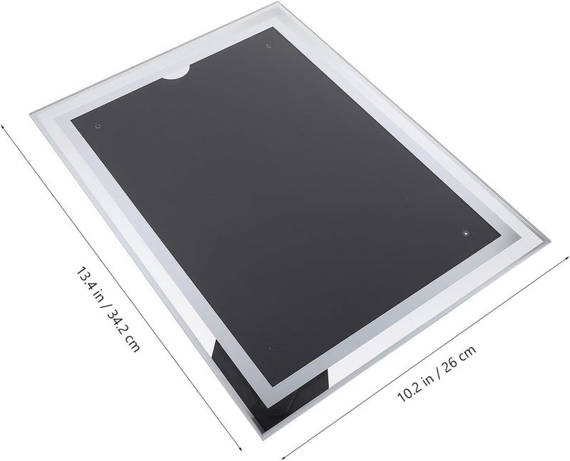 Ciieeo Certificate Frame and Document Display Stand, Silver Double-sided A4 Size, Glass Front Picture Frame for Diplomas, Licenses, Graduation Certificates, Desk and Wall Mount - Image 2
