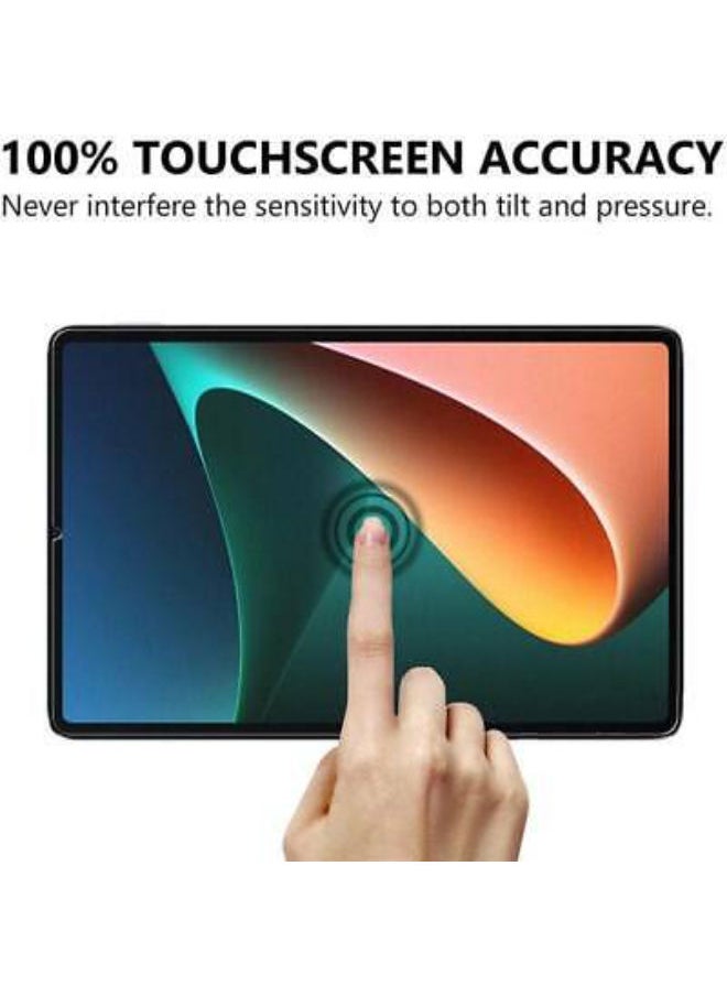 SHOPI Case for Xiaomi Pad 5/Mi Pad 5 Pro 11-inch ,Fashionable Smart Trifold Stand Cover, PU Leather Clear Transparent Back Cover for Xiao Mi Pad 5, Black With 2 FREE Screen Protectors  - Image 4