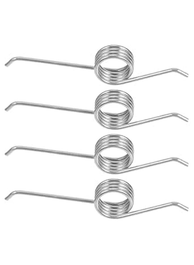 Stainless Steel Garbage Can Lid Torsion Spring Replacement 4 Pack For Bin Repair - Image 1