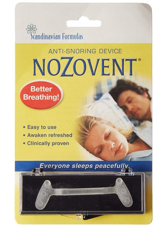 Scandinavian Formulas Nozovent Anti-Snore - 1 Pack - Image 1