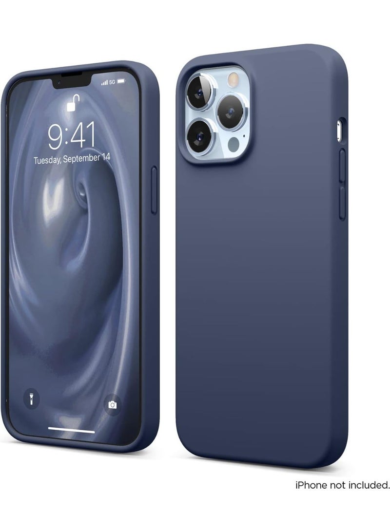 FITIT غطاء سيليكون مغناطيسي FITIT لجهاز iPhone 13 Pro بحجم 6.1 بوصة، متوافق مع MagSafe، أزرق - Image 1