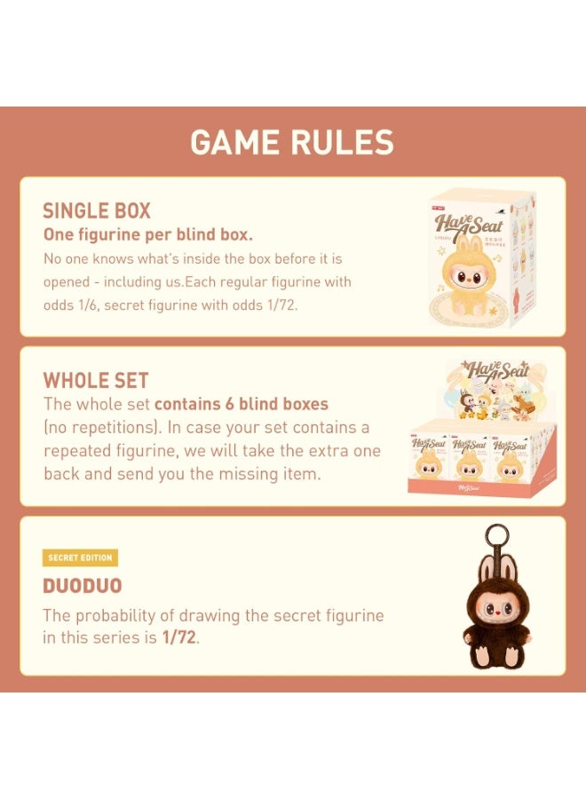 Pop Mart x Coarse Pop Mart The Monsters Labubu – 17cm Plush Keychain & Vinyl Blind Box Figure Set | Cute Collectible Toy, Bag Accessory & Home Decor Gift for Kids & Teens - Image 4