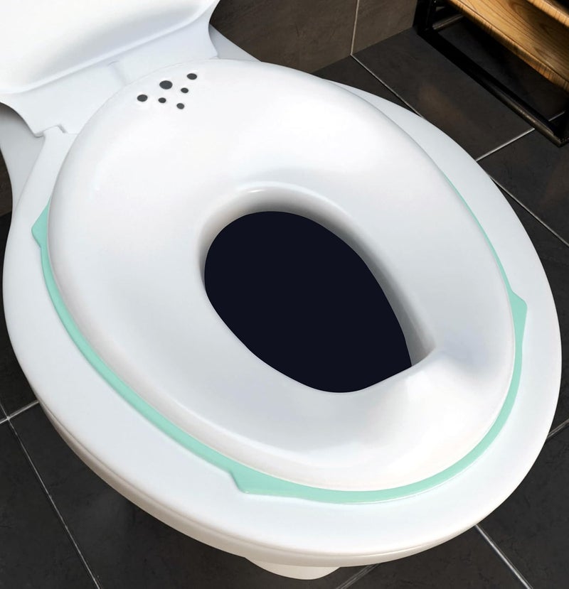 Leawall Baby Portable Potty Training Toilet Seat | Non-Slip Base, Splash Guard & Storage Hook | Fits Round & Oval Toilets | Travel-Friendly Baby Toilet Seat for 0-6 Year Old Toddlers - Image 4