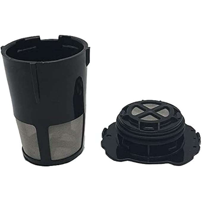 إكسفور فلتر قهوة قابل لإعادة الاستخدام من قطعتين لماكينة كي كوب كيريج 119367 20 فلتر قهوة أسود الطراز المحدث K200K300K400K500 Series يعمل مع جميع ماكينات كيريج بلس - Image 3