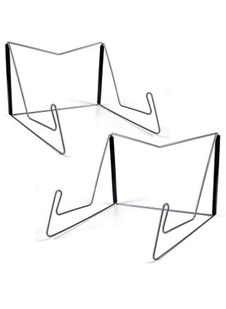 2Pcs Fold-N-Stow Book Stands, Metal Bookstand Music Book Easel Display Holder, Portable Reading Stand Book Holder, Book Bookrest For Hardcover Textbook I Pad Cookbook Recipe - pzsku/Z666E9787472F0E71772CZ/45/_/1731926270/c7ac7677-4e9c-42f3-87d2-61fbadd422a8