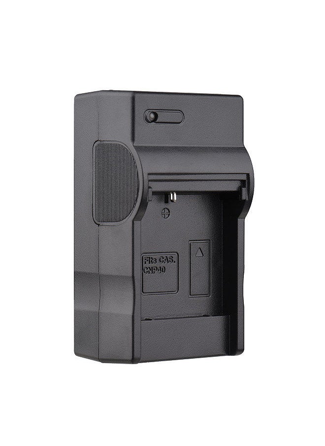 Generic - NP-40 Battery Charger Replacement for Casio EX-Z400/EX-FC100/EX-FC150/EX-P505/EX-P600/EX-P700/Zoom EX-Z100/EX-Z1000/EX-Z1050/EX-Z700/EX-Z750/EX-Z850 Digital Video Camera Batteries - Image 1