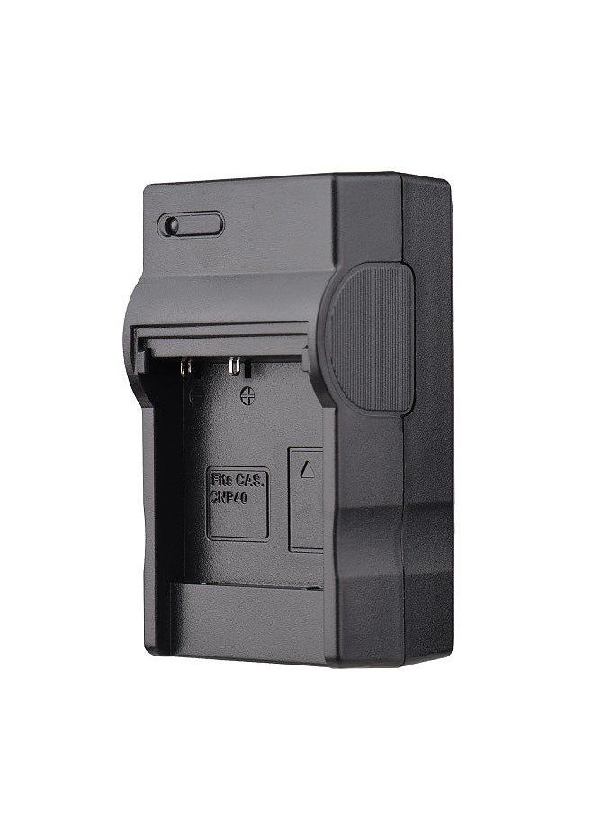 Generic - NP-40 Battery Charger Replacement for Casio EX-Z400/EX-FC100/EX-FC150/EX-P505/EX-P600/EX-P700/Zoom EX-Z100/EX-Z1000/EX-Z1050/EX-Z700/EX-Z750/EX-Z850 Digital Video Camera Batteries - Image 1