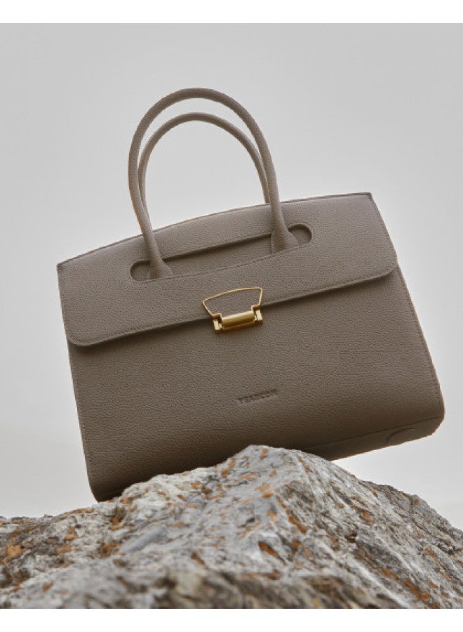 YEARCON Top Grain Leather】2025 Premium Leather Women's Handbag, Light Luxury Large Capacity Bag, Qixi Festival Gift - Image 1