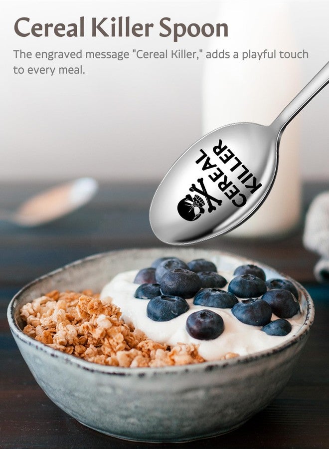 Lovingly Yours Gifts for Men - Anniversary Valentine's Day Gifts Birthday Gifts for Him, Mens Gifts Cereal Killer Spoon - Image 4