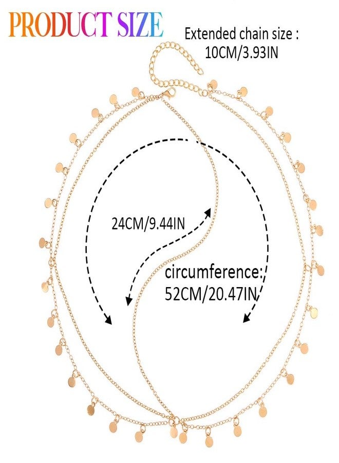 يان سلسلة رأس مرصعة بالترتر الذهبي من يان، قطعة رأس مثالية لأزياء الهالوين، مناسبة لمهرجانات البوهو، مجوهرات شعر للجبهة، سلسلة شعر متعددة الطبقات للعرائس، إكسسوارات حفلات التخرج، عصابات رأس للنساء والفتيات - Image 2