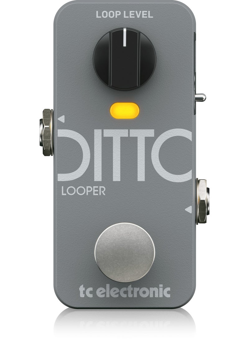TC Electronic DITTO2LOOPER Second Generation DITTO LOOPER with Redesigned Footswitch, SingleTap Looping, Intelligent LoopSnap and Bluetooth App Integration - Image 1