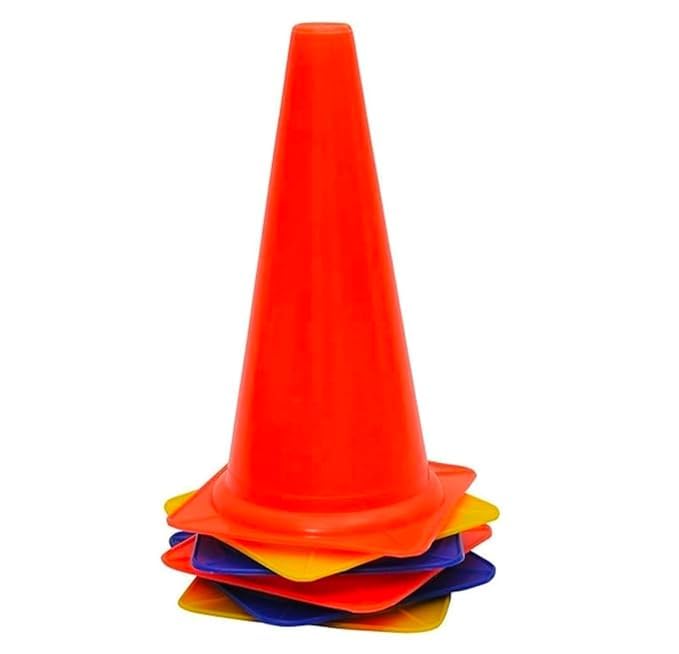 6 Inch Cone Marker Set (Pack of 6, 12, 18, 24, 30, 36, 42, 48) (12)