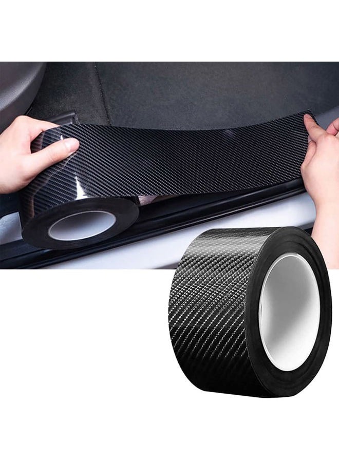 Leasinder Universal Car Door Entry Guard Protector Strip Car Door Sill Protector Film Car Threshold Guard Bumper Door Guard Scuff Plate Protectors Tape Car Scratch Cover for Most Cars 2in*33FT - Image 1