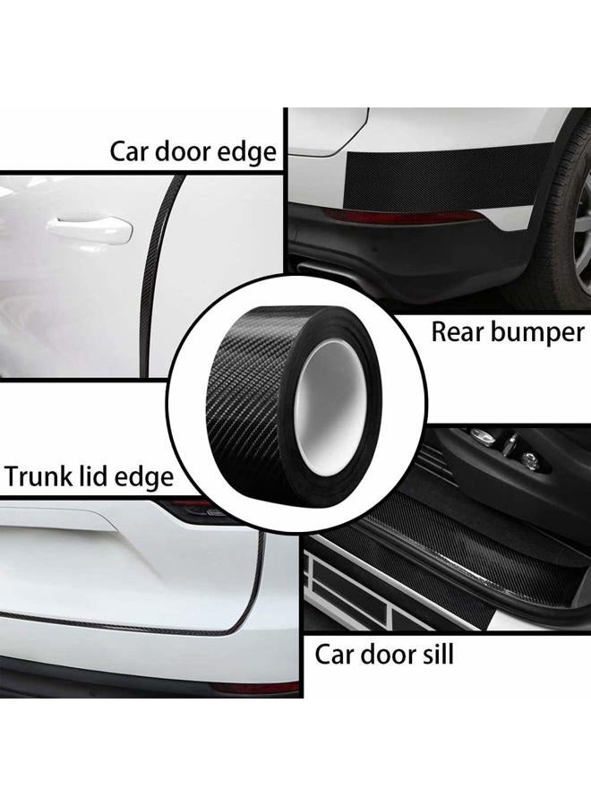Leasinder Universal Car Door Entry Guard Protector Strip Car Door Sill Protector Film Car Threshold Guard Bumper Door Guard Scuff Plate Protectors Tape Car Scratch Cover for Most Cars 2in*33FT - Image 5